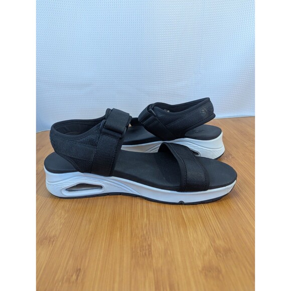 Sketchers Uno New Sesh Adjustable Strap Sandals Women's 11 Black & White (U05) - Picture 5 of 8